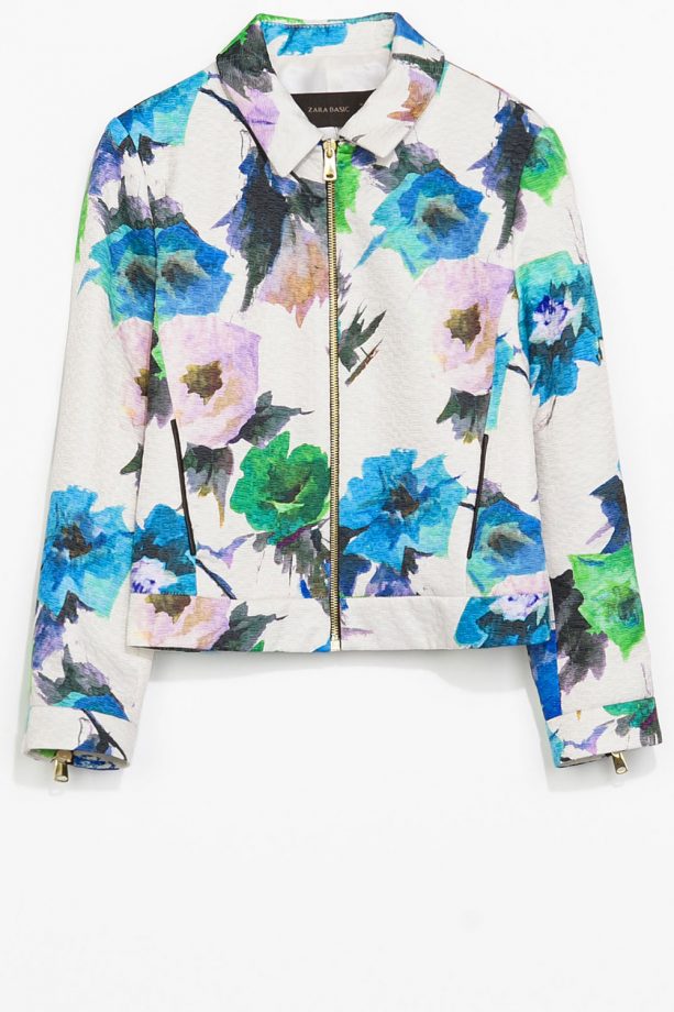Zara Printed Blazer, £59.99