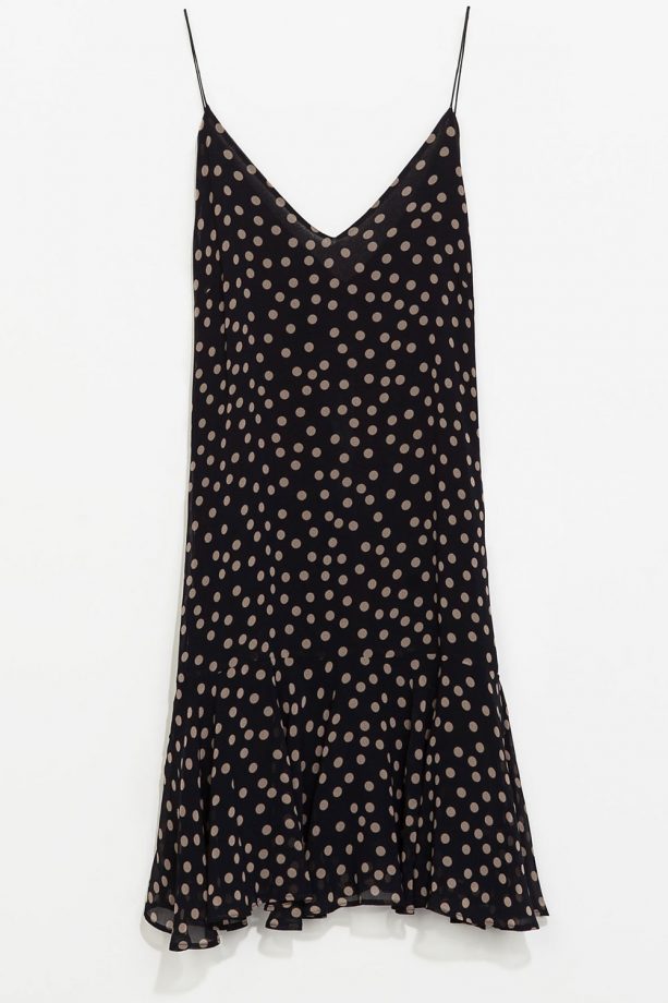 Zara Thin Strap Polka Dot Dress, £35.99