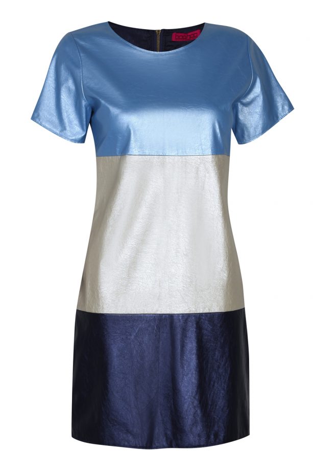 Boohoo SS14 Preview: Blue Colour Block Dress