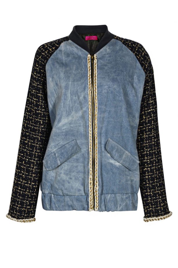 Boohoo SS14 Preview: Denim Bomber Jacket