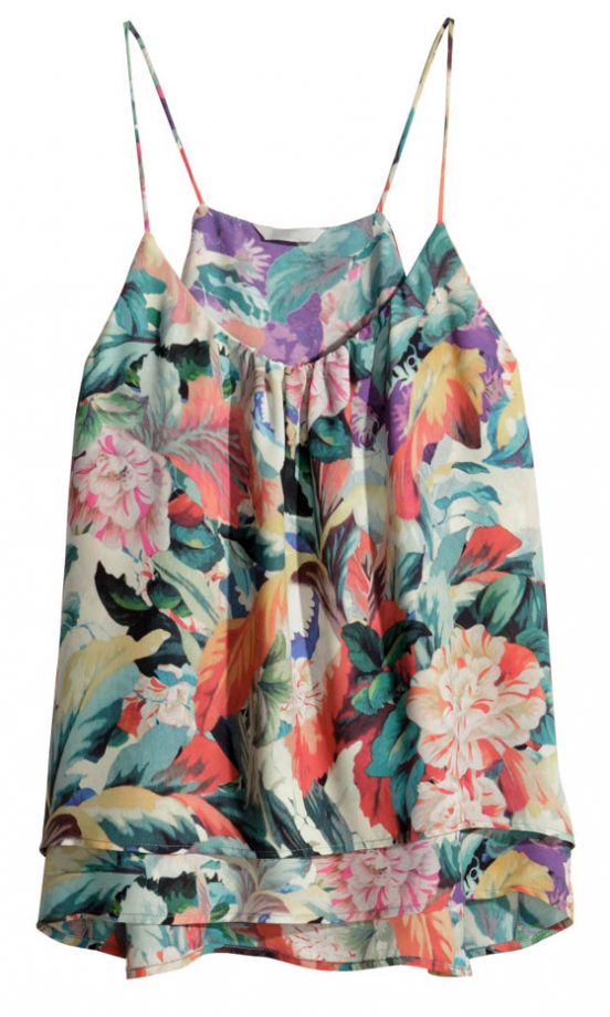 H&M Floral Cami Top, £12.99