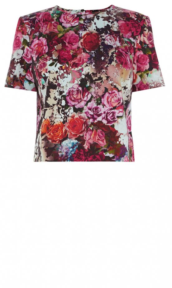 Oasis Floral Print Top, £40