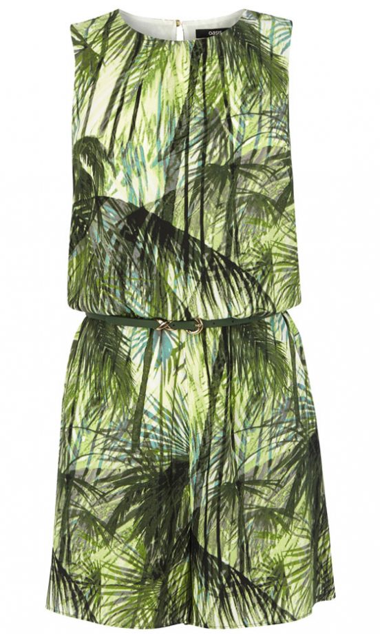 Oasis Palm Tree Playsuit, £50