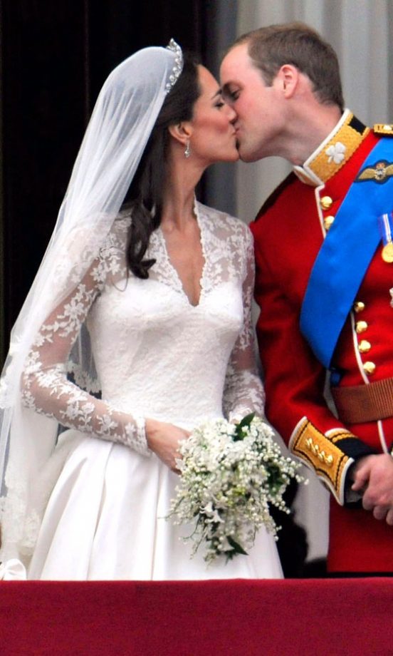 Kiss Me Kate: Kate Middleton, Duchess Of Cambridge Kissing New Husband Prince William, 2011