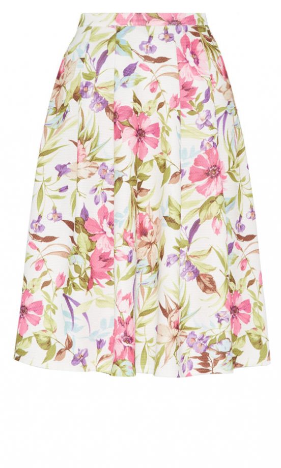 New Look Floral Midi Skirt, £19.99