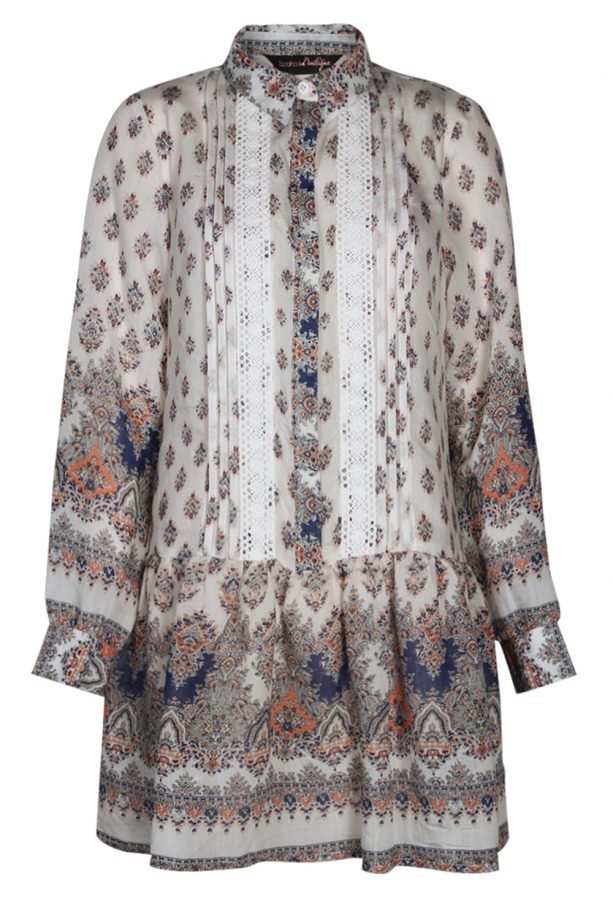 Boohoo SS14 Preview: Patterned Smock Blouse
