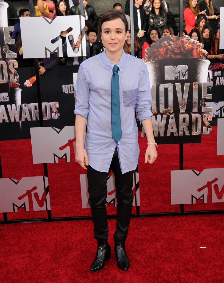 Ellen Page At The MTV Movie Awards In LA, 2014