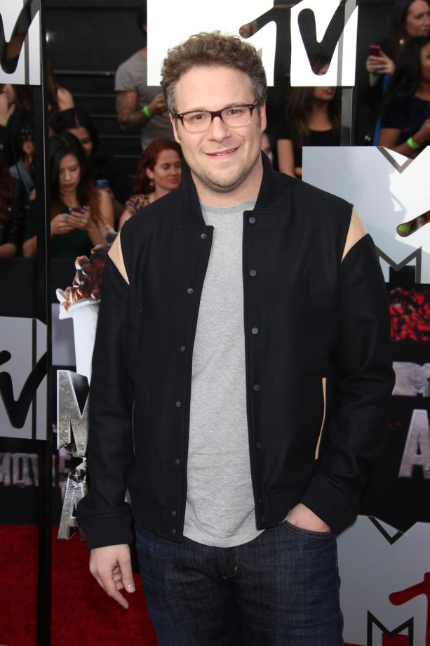 Seth Rogen At The MTV Movie Awards In LA, 2014