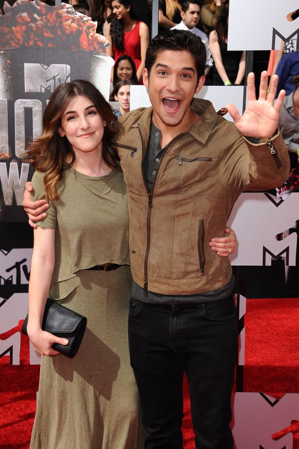 Tyler Posey And Seana Gorlick At The MTV Movie Awards In LA, 2014
