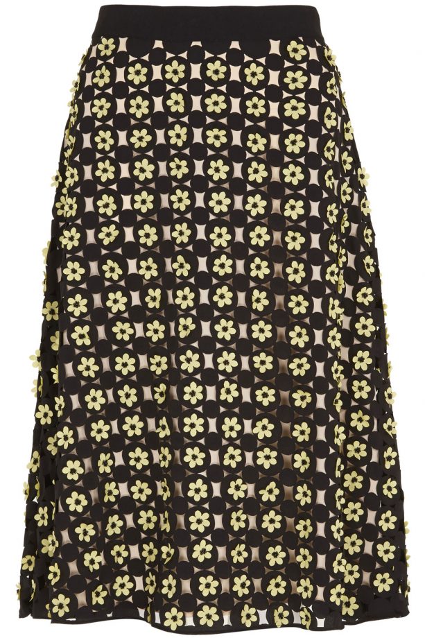 River Island SS14 Embroidered Midi Skirt, £50