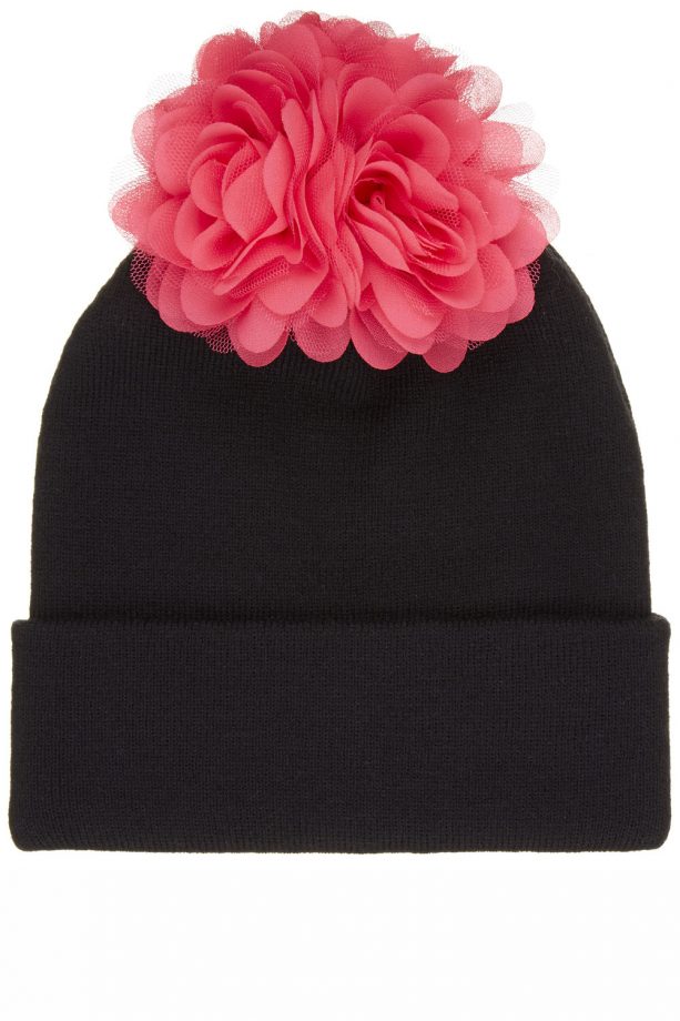 River Island SS14 Flower Bobble Hat, £15