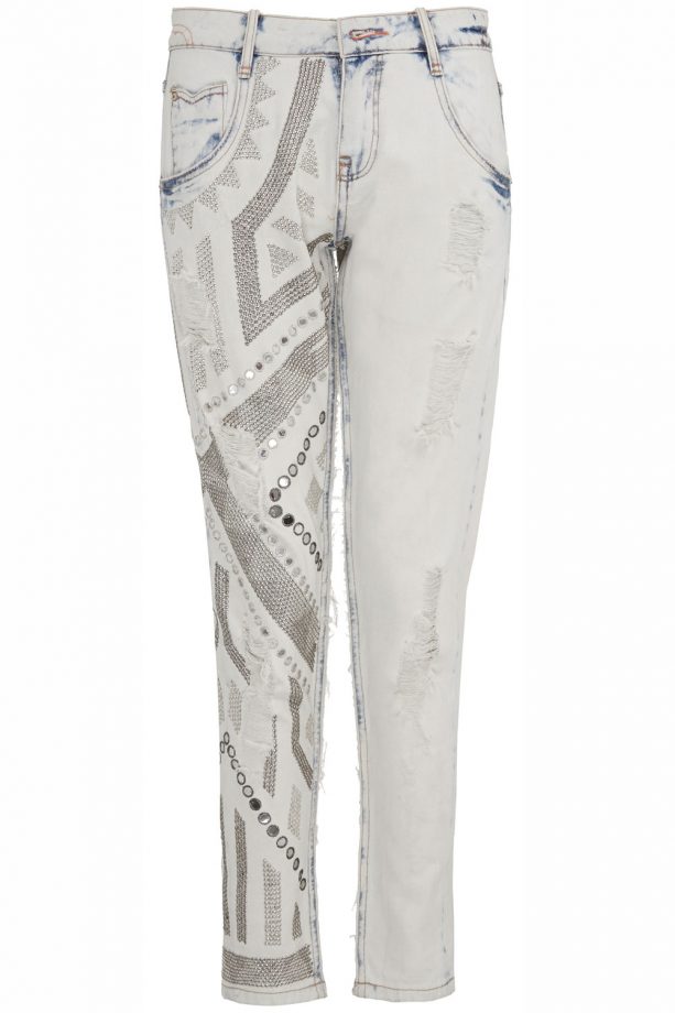 River Island SS14 Embroidered Jeans, £35