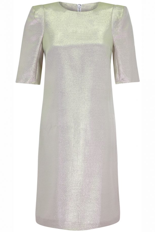 River Island SS14 Metallic Shift Dress, £40