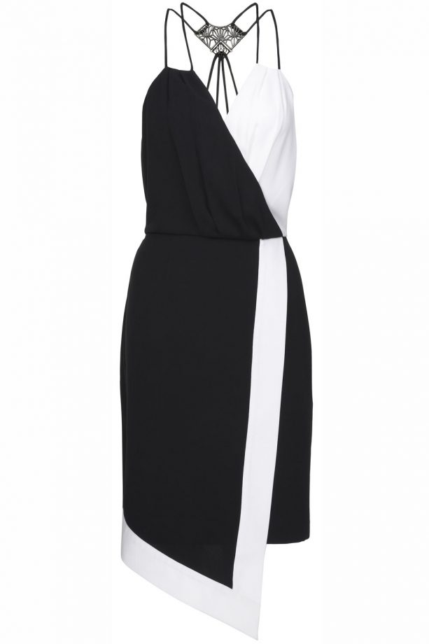 River Island SS14 Monochrome Halter Dress