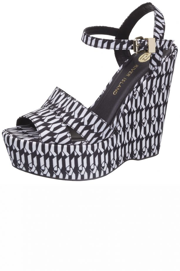 River Island SS14 Printed Wedges
