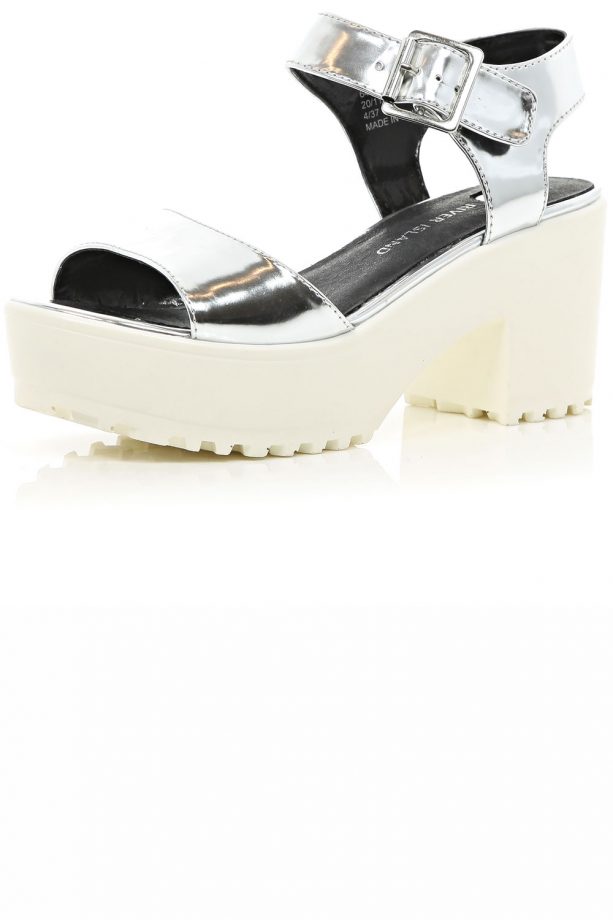 River Island SS14 Metallic Sandals
