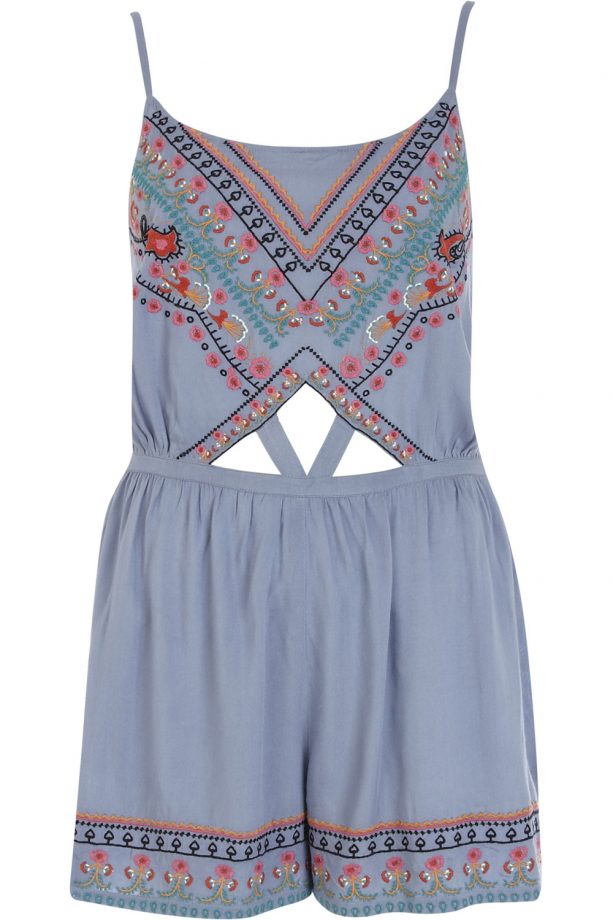 River Island SS14 Cut Out Playsuit