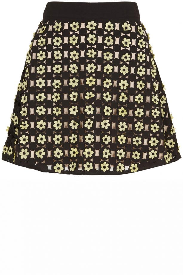 River Island SS14 Embroidered Mini Skirts, £40