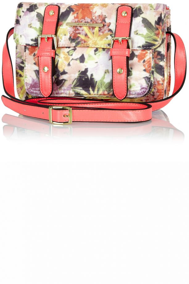 River Island SS14 Floral Satchel, £30