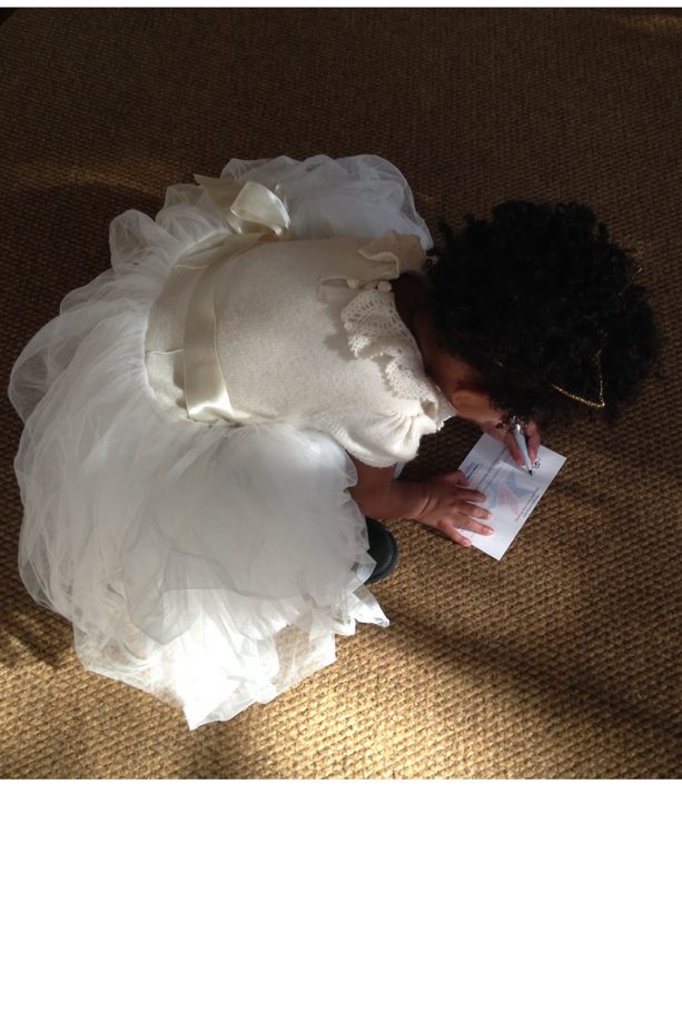 Blue Ivy Practices Her Autograph, 2014