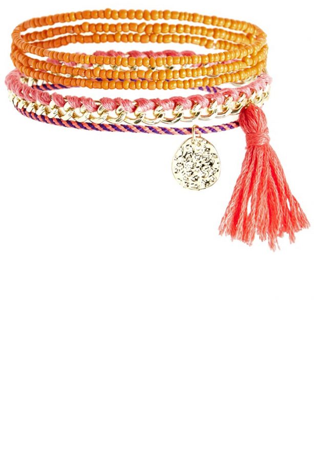ASOS CURVE Beach Party Bracelet Pack, £8