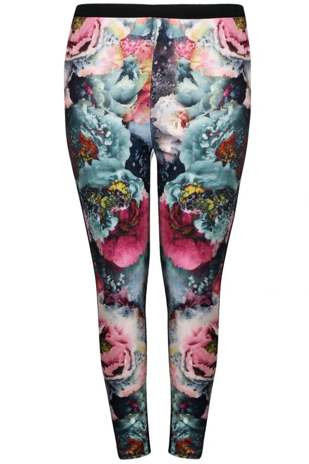 Boohoo Plus Kara Floral Jeggings, £16