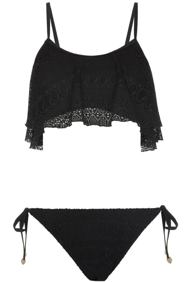 Primark Crochet Flounce Kini Top, £6 And Pants, £4