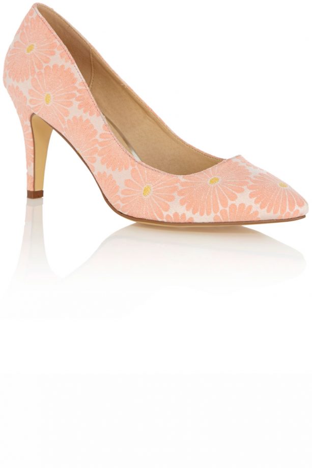 Oasis SS14 Daisy Jacquard Pointed Shoe, £55