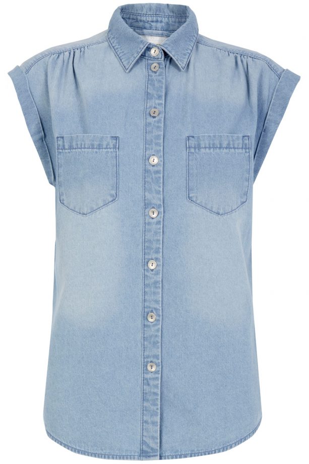 Primark Denim Roll Sleeve Shirt, £8