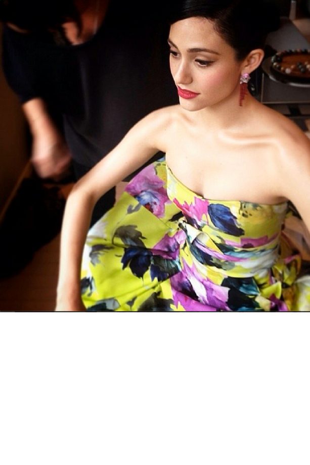 Emmy Rossum Gives Us A Sneak Peek Of Her Dress Before The Met Ball, 2014