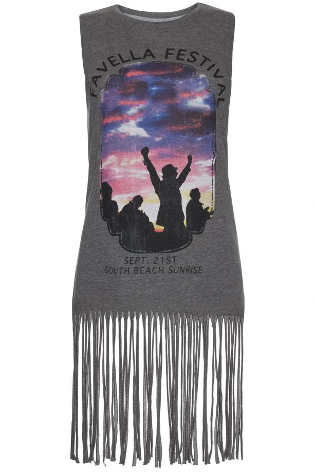Primark Favella Festival Fringe Vest