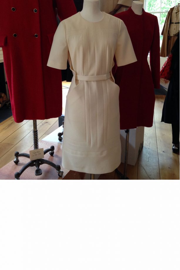 Jaeger AW14 Press Day: Graphic White Dress