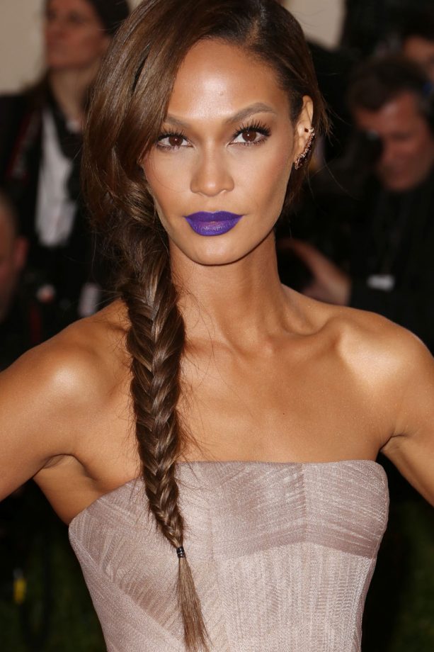 Joan Smalls Adds A Colour Pop At The Met Ball, 2014