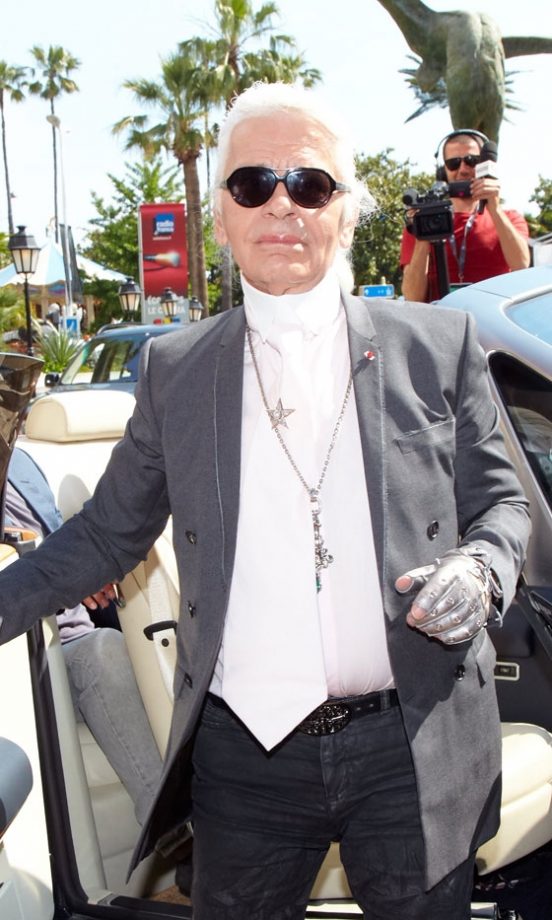 Karl Lagerfeld At Cannes Film Festival, 2011