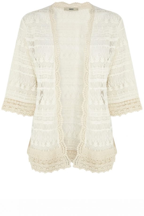 Oasis SS14 Lace Kimono, £45