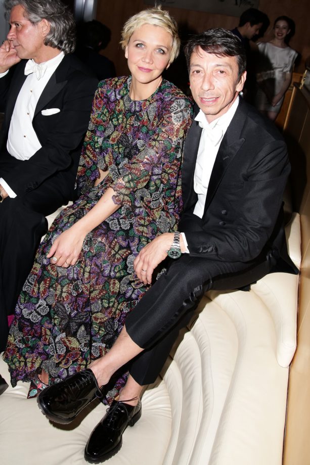 Maggie Gyllenhaal And Pierpaolo Piccioli At The Beyond Fashion Charles James Met Gala After Party, 2014