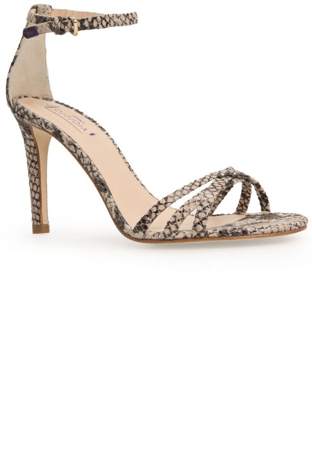 Mango Violeta Snake Leather Sandals, £89.99