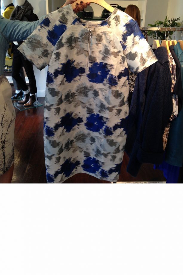 House Of Fraser AW14 Press Day: Smudgy Print Bold Dress