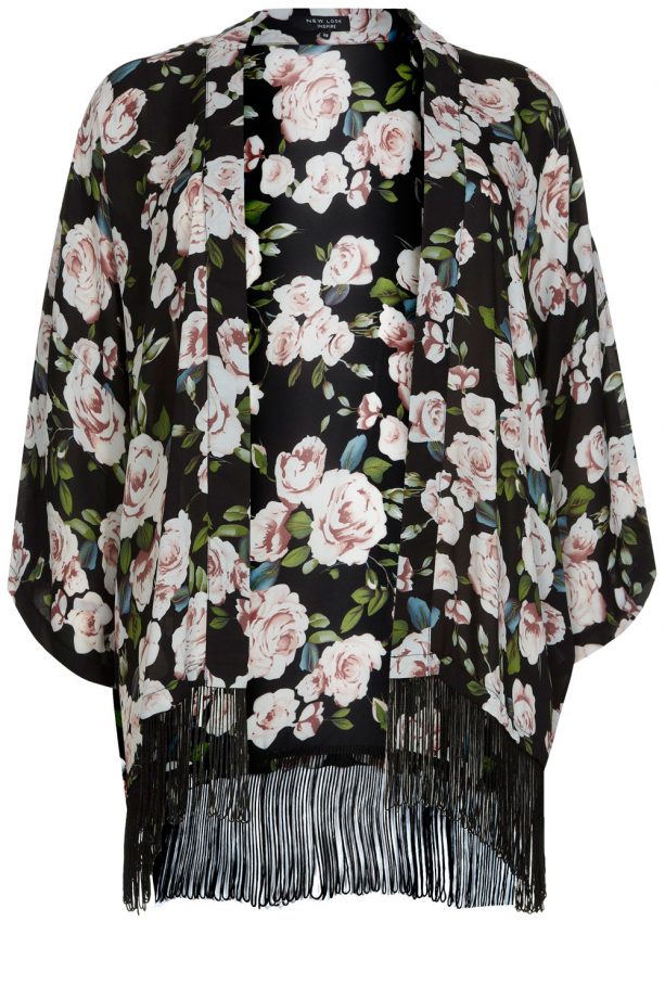 New Look Inspire Floral Tassel Kimono, £19.99