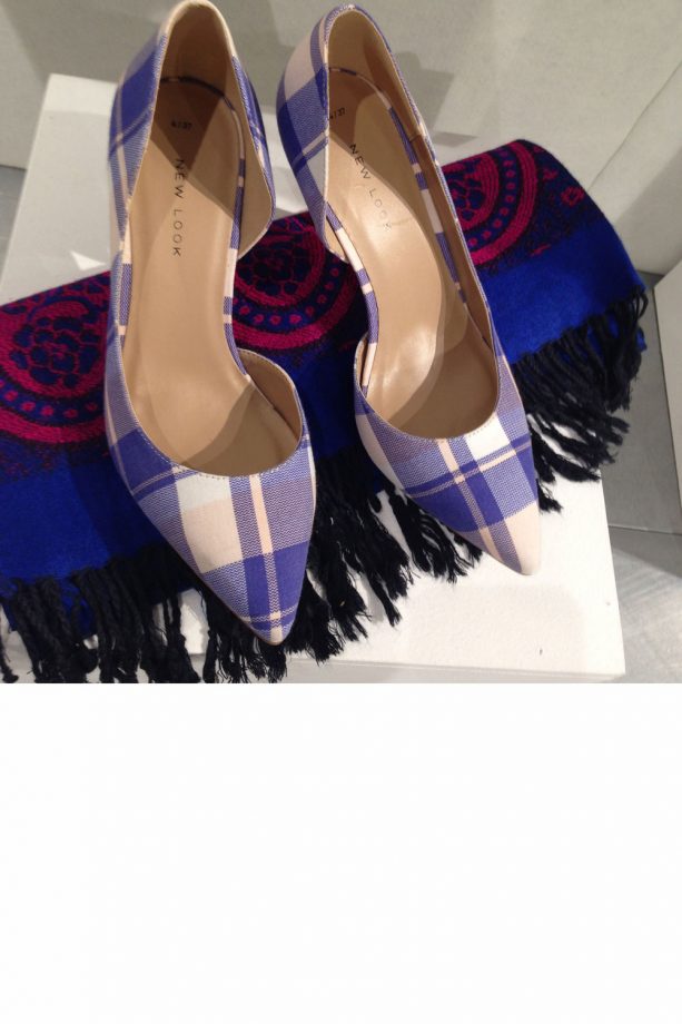New Look AW14 Press Day: Prim Checked Court Shoes