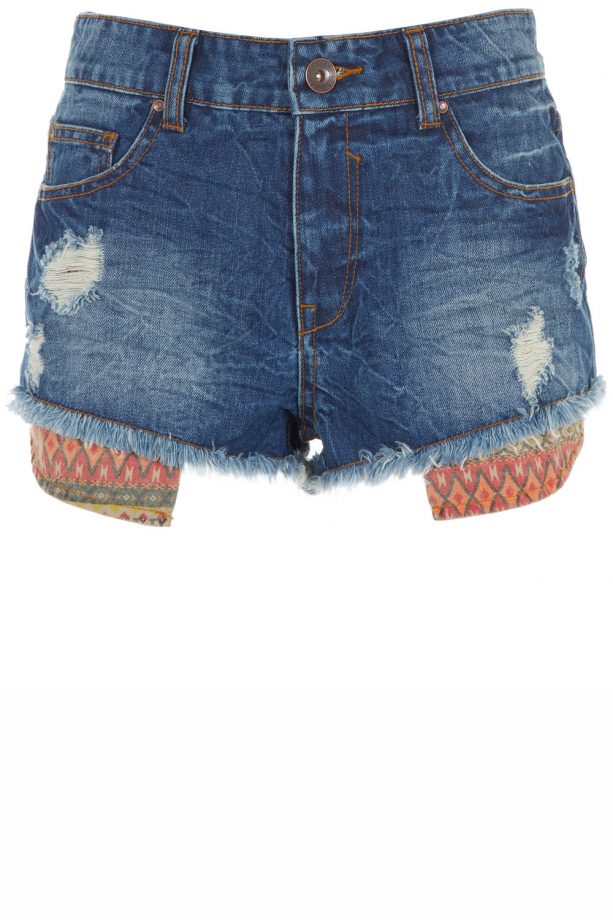 Primark Printed Drop Pocket Denim Short, £10