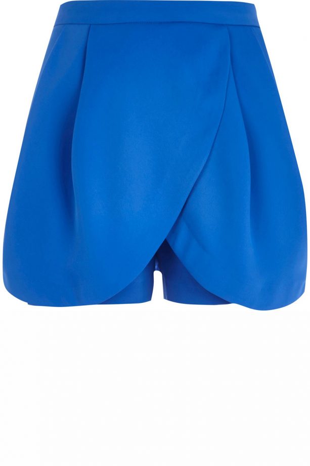 River Island Blue Curved Hem Skort, £28