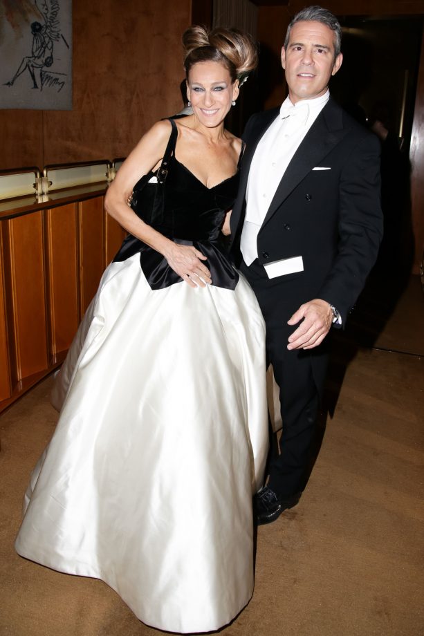 Sarah Jessica Parker And Andy Cohen At The Beyond Fashion Charles James Met Gala After Party, 2014
