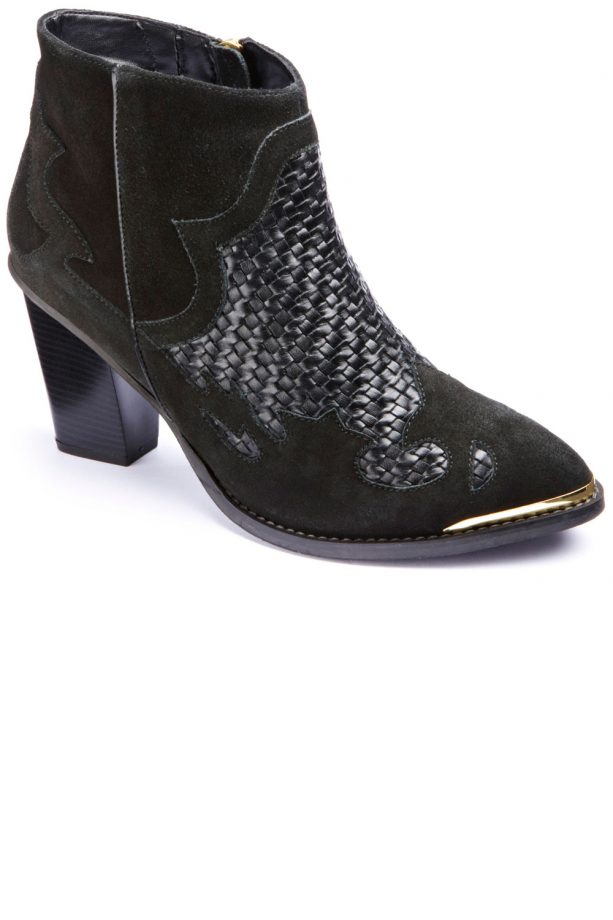 Simply Be Woven Leather Boots, £68