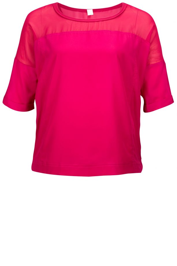 Very So Fabulous Sheer Panel Shell Top, £25