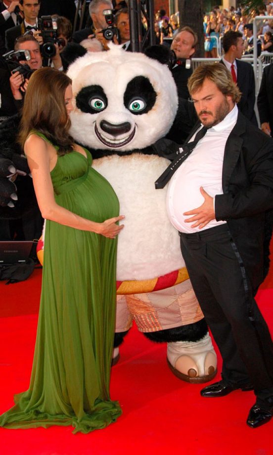Angelina Jolie And Jack Black At Cannes Film Festival, 2008