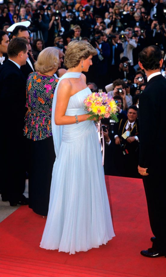 Princess Diana Wearing Catherine Walker At Cannes Film Festival, 1987