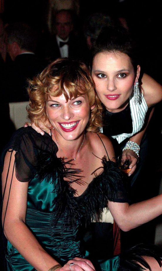 Milla Jovovich and Virginie Ledoyen At Cannes Film Festival, 2002