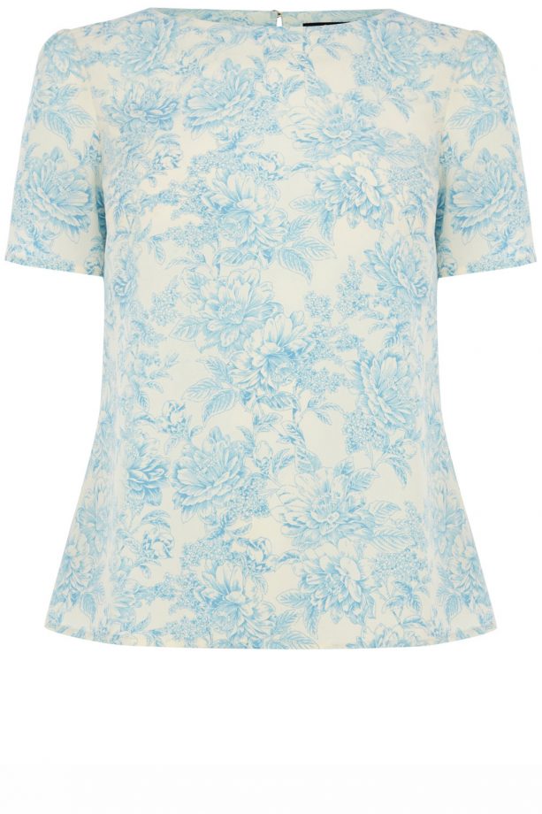 Oasis SS14 Floral Top, £26