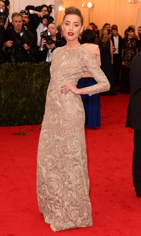 Amber Heard At The Met Ball, 2014
